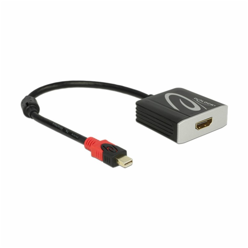 Adapter DisplayPort mini (m) => HDMI (ž) aktivni 4K 60Hz Delock Delock Adapter DisplayPort mini (m) => HDMI (ž) aktivni 4K 60Hz Delock