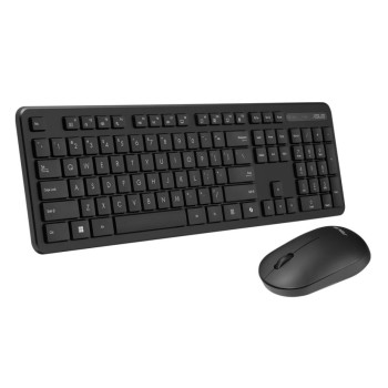 Tipkovnica in miš Asus brezžična poslovna CW100 SLO črna žična (90XB0700-BKM1A0)