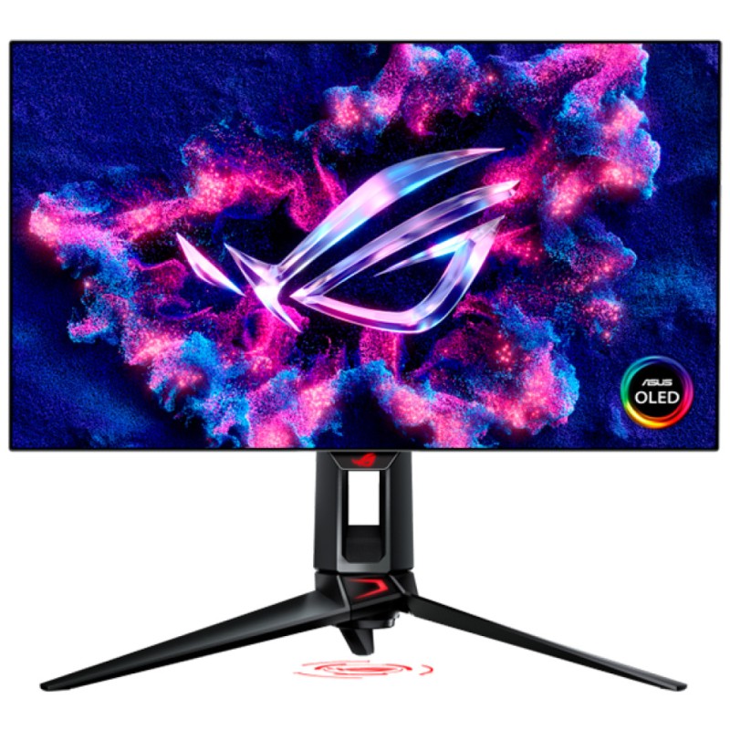 Monitor Asus 68,6 cm (27,0) PG27AQDP 2560x1440 Gaming 480Hz OLED 0,03ms 2xHDMI DisplayPort 2xUSB3.2 Pivot DCI-P3-99% FreeSync Premium G-Sync Compatible HDR400 ROG Swift Delta E<2 calibration ASUS Monitor Asus 68,6 cm (27,0) PG27AQDP 2560x1440 Gaming 480Hz OLED 0,03ms 2xHDMI DisplayPort 2xUSB3.2 Pivot DCI-P3-99% FreeSync Premium G-Sync Compatible HDR400 ROG Swift Delta E<2 calibration
