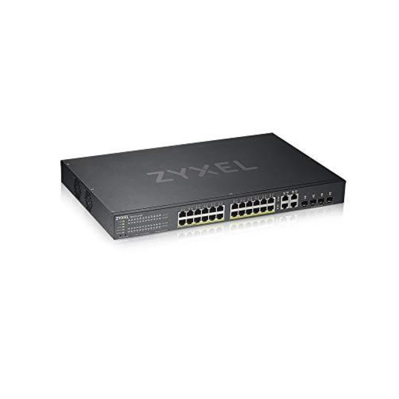 STIKALO 24-PORT + 4x SFP ZyXEL GS1920-24HPv2 PoE+ Managed Rackmount (GS192024HPV2-EU0101F) ZyXEL STIKALO 24-PORT + 4x SFP ZyXEL GS1920-24HPv2 PoE+ Managed Rackmount (GS192024HPV2-EU0101F)