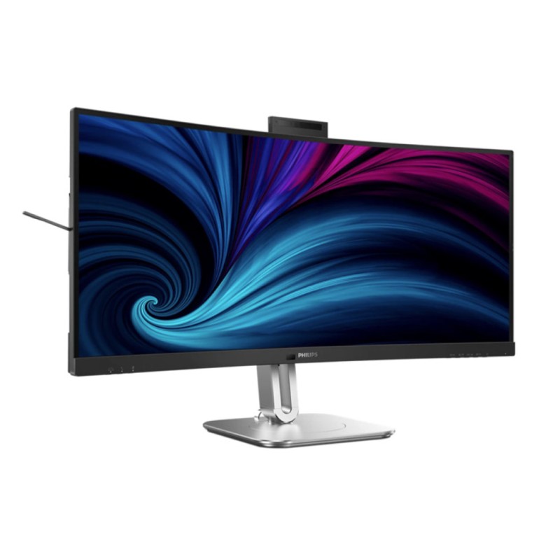 Monitor Philips 86,4 cm (34,0) 34B2U6603CH 3440x1440 Curved konferenca 120Hz IPS 4ms 2xHDMI DisplayPort Thunderbolt4 USB-C 100W 4xUSB3.2 USB-C-Out HAS Zvočniki 2x5W  3H sRGB101% RJ45 KVM HDR
