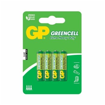Baterijski vložek Alkalni 1,5V AAA 4 kos GP GreenCell (micron) Baterijski vložek Alkalni 1,5V AAA 4 kos GP GreenCell (micron)