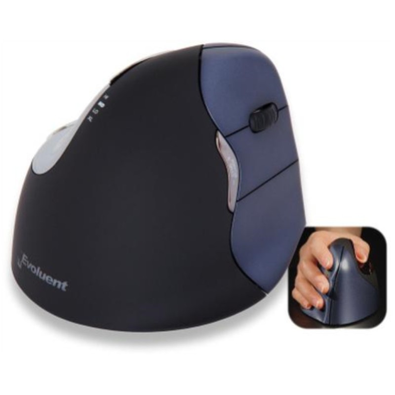 Miš brezžična desktop Evoluent Vertical Mouse VM4RW 2800DPI 6gumbov (VM4RW) Evoluent Miš brezžična desktop Evoluent Vertical Mouse VM4RW 2800DPI 6gumbov (VM4RW)