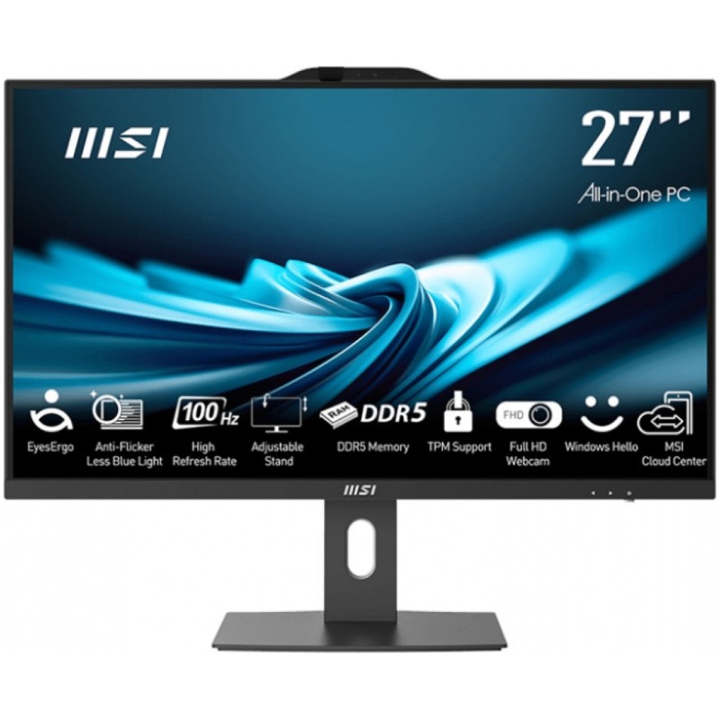 Računalnik AIO MSI 68,6 cm 27,0 1920x1080 PRO AP272P i7-14700/16GB /1TB/Intel 770 HDMI DP /BT WiFi RJ45/120W-89%/Brez OS črna (AIOMSI00008) MSI Računalnik AIO MSI 68,6 cm 27,0 1920x1080 PRO AP272P i7-14700/16GB /1TB/Intel 770 HDMI DP /BT WiFi RJ45/120W-89%/Brez OS črna (AIOMSI00008)