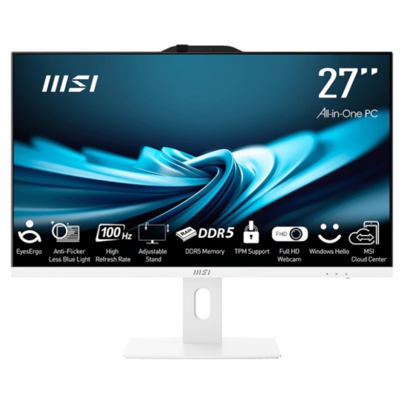 Računalnik AIO MSI 68,6 cm 27,0 1920x1080 PRO AP272P i5-14400/16GB /500GB/Intel 730 HDMI DP /120W-89%/Brez OS bel (AIOMSI00011) MSI Računalnik AIO MSI 68,6 cm 27,0 1920x1080 PRO AP272P i5-14400/16GB /500GB/Intel 730 HDMI DP /120W-89%/Brez OS bel (AIOMSI00011)