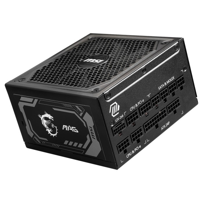 Napajalnik - 1250W MSI MAG A1250GL 80Plus Gold 90% ATX 3.1 (Gen5) Modular 120mm črna (306-7ZP9A11-CE0)