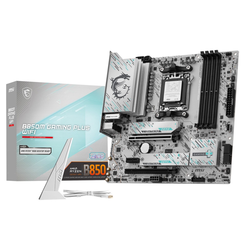 Osnovna plošča AM5 MSI B850M GAMING PLUS WIFI microATX HDMI DisplayPort MSI Osnovna plošča AM5 MSI B850M GAMING PLUS WIFI microATX HDMI DisplayPort