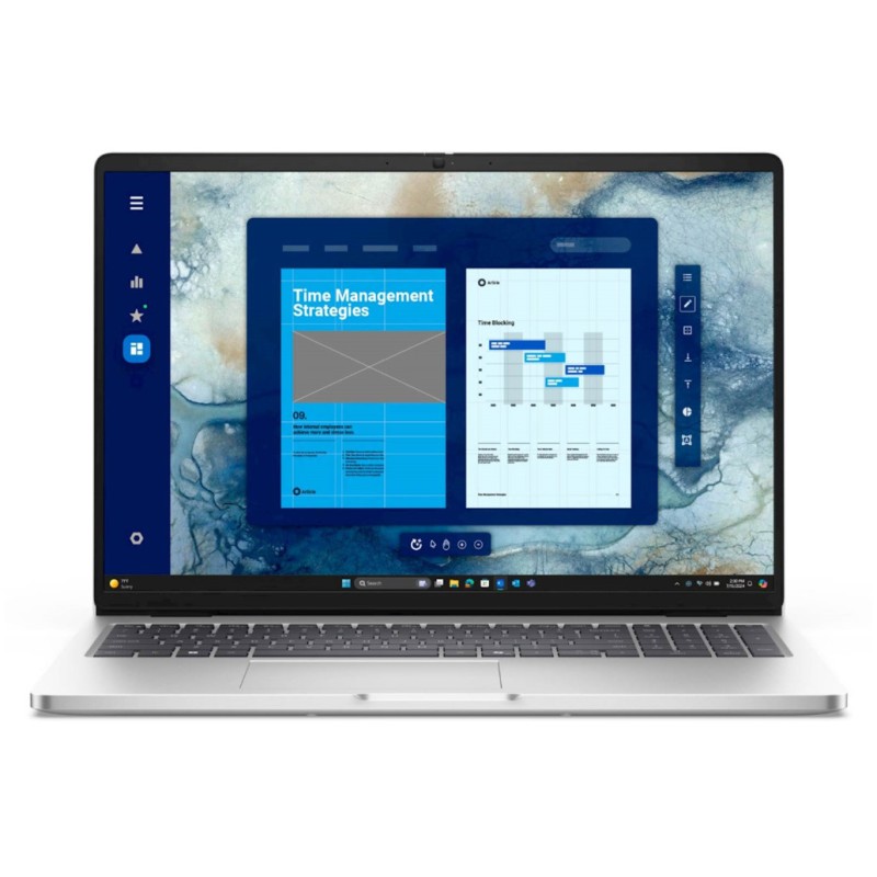 Prenosnik DELL 40,64 cm (16,0) Pro 16 1920x1200 IPS 300nit Ultra 7-255U/32GB/SSD1TB/BL/FP/ALU-ABS/Intel Graphics/Win11Pro (BTO108_PC16250_EMEA)