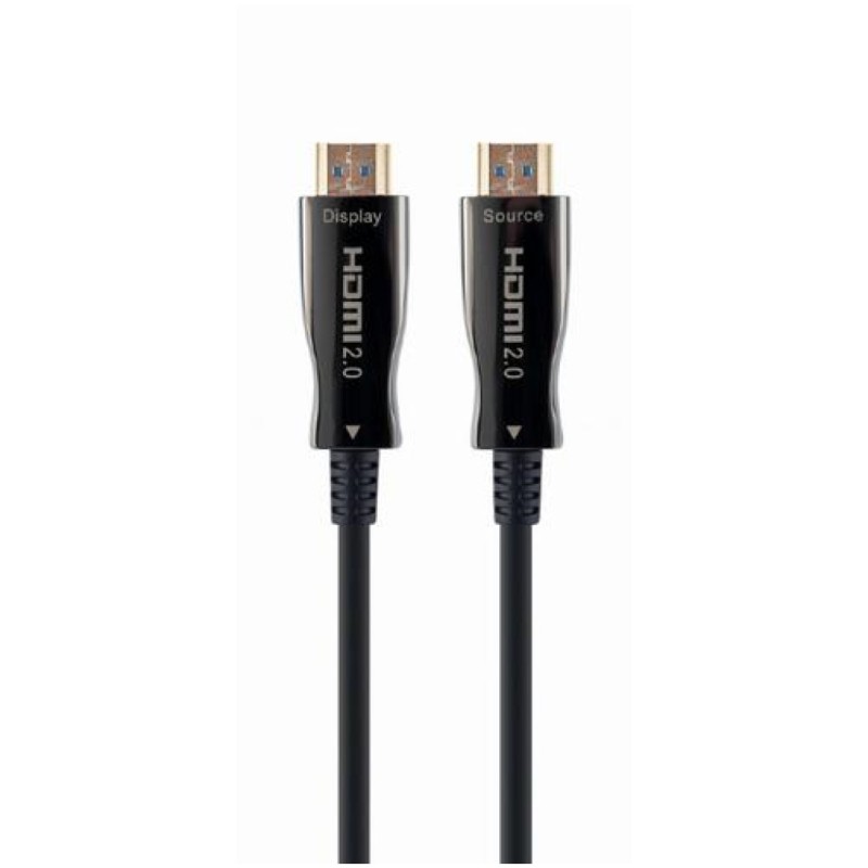 KABEL HDMI/HDMI M/M 20,0m Gembird AOC optični pozlačeni kontakti V2,0 UHD 4K z ethernet (CCBP-HDMI-AOC-20M-02) Gembird KABEL HDMI/HDMI M/M 20,0m Gembird AOC optični pozlačeni kontakti V2,0 UHD 4K z ethernet (CCBP-HDMI-AOC-20M-02)