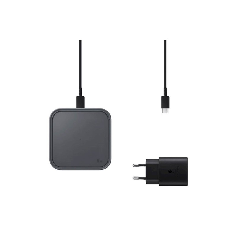 Hišni polnilec Samsung brezžična polnilna postaja z adapterjem in kablom 15W siva (EP-P2400TBEGEU) SAMSUNG Hišni polnilec Samsung brezžična polnilna postaja z adapterjem in kablom 15W siva (EP-P2400TBEGEU)