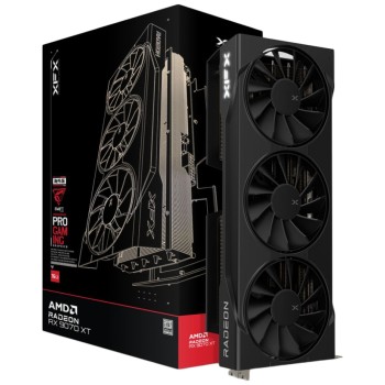 Grafična kartica AMD RX9070 XT XFX Swift Triple Fan Gaming Edition - 16GB GDDR6  | 1xHDMI 2.1 3xDisplayport 2.1 (RX-97TSWF3B9) Grafična kartica AMD RX9070 XT XFX Swift Triple Fan Gaming Edition - 16GB GDDR6  | 1xHDMI 2.1 3xDisplayport 2.1 (RX-97TSWF3B9)