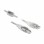 Kabel USB A => B 1,00m Delock dvojno oklopljen transparent (83892)