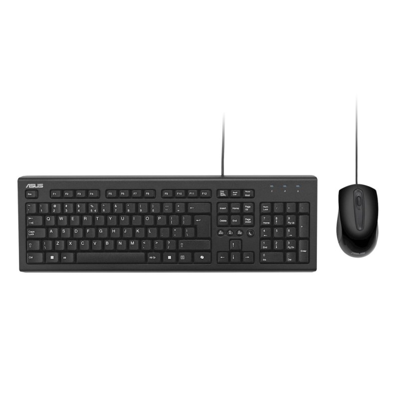 Tipkovnica in miš Asus USB-A desktop U2000 SLO črna Copilot tipka (90-XB1000KM00240-) ASUS Tipkovnica in miš Asus USB-A desktop U2000 SLO črna Copilot tipka (90-XB1000KM00240-)