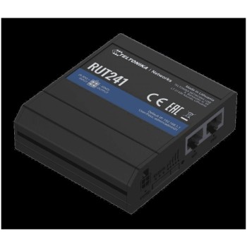 Usmerjevalnik brezžični Teltonika RUT24 WiFi4 802.11n 1xLAN 2x antena -indutrijski (RUT241010000)