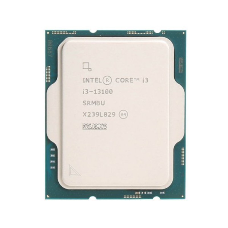 Procesor Intel 1700 Core i3 13100 4C/8T 3.4GHz/4.5GHz tray 60W/89W grafika HD 730 brez hladilnika INTEL Procesor Intel 1700 Core i3 13100 4C/8T 3.4GHz/4.5GHz tray 60W/89W grafika HD 730 brez hladilnika