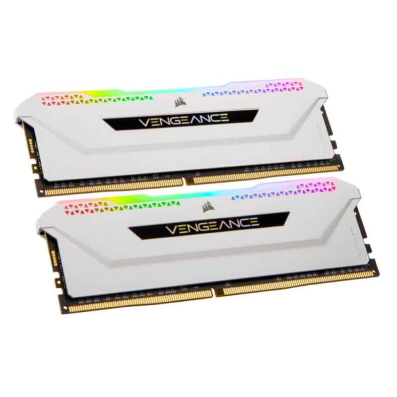 DDR4 32GB 3200MHz CL16 KIT (2x16GB) Corsair RGB Vengeance 1.35V Gaming bela (CMH32GX4M2E3200C16W) CORSAIR DDR4 32GB 3200MHz CL16 KIT (2x16GB) Corsair RGB Vengeance 1.35V Gaming bela (CMH32GX4M2E3200C16W)