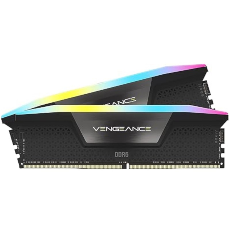 DDR5 32GB 6000MHz CL36 KIT (2x16GB) Corsair RGB Vengeance XMP3.0 1,35V črna (CMH32GX5M2E6000C36) CORSAIR DDR5 32GB 6000MHz CL36 KIT (2x16GB) Corsair RGB Vengeance XMP3.0 1,35V črna (CMH32GX5M2E6000C36)