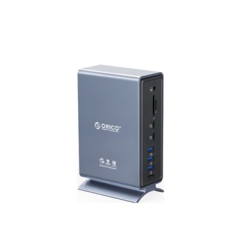 Priklopna postaja USB-C => Orico TB3-S4 1xDisplayPort 5xUSB 2xUSB-C RJ45 čitalec kartic SD/microSD (TB3-S4-EU-GY-BP) Priklopna postaja USB-C => Orico TB3-S4 1xDisplayPort 5xUSB 2xUSB-C RJ45 čitalec kartic SD/microSD (TB3-S4-EU-GY-BP)