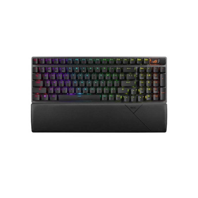 Gaming Tipkovnica brezžična, USB Asus ROG Strix Scope II 96 US | črna RGB (90MP037A-BKUA01) ASUS Gaming Tipkovnica brezžična, USB Asus ROG Strix Scope II 96 US | črna RGB (90MP037A-BKUA01)
