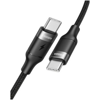 Kabel USB-C => USB-C 1,50m 100W Vager (CC02) Kabel USB-C => USB-C 1,50m 100W Vager (CC02)