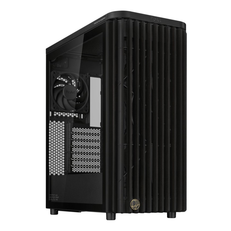 Ohišje Asus ProArt PA401 Wood Edition ATX - črna ASUS Ohišje Asus ProArt PA401 Wood Edition ATX - črna