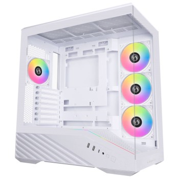Ohišje Lian-Li Vector V100 MidiATX - bela RGB