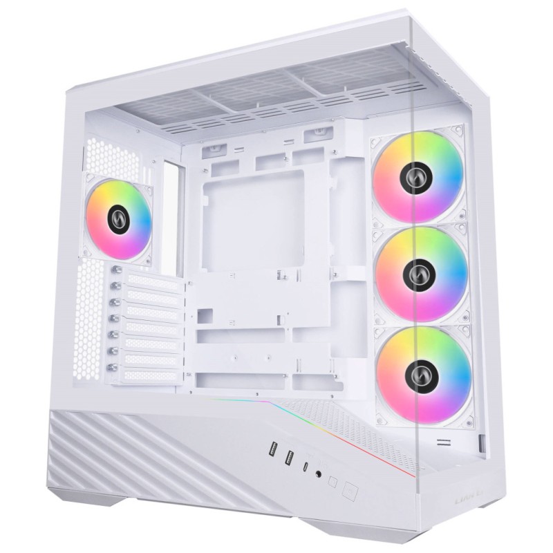 Ohišje Lian-Li Vector V100 MidiATX - bela RGB Lian-Li Ohišje Lian-Li Vector V100 MidiATX - bela RGB
