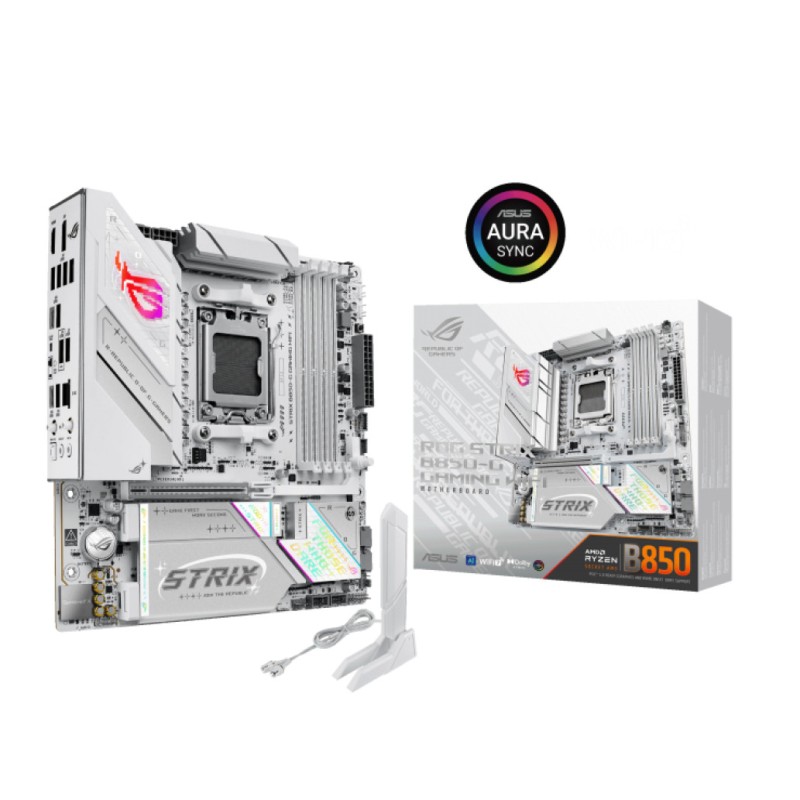 Osnovna plošča AM5 Asus ROG STRIX B850-G GAMING WIFI microATX HDMI DP ASUS Osnovna plošča AM5 Asus ROG STRIX B850-G GAMING WIFI microATX HDMI DP