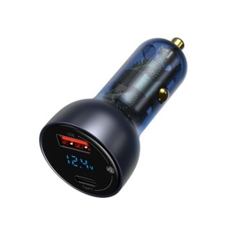 Avto polnilec 12V/24V => USB-A + USB-C 65W PD + PPS + QC Baseus (CCKX-C0G) Avto polnilec 12V/24V => USB-A + USB-C 65W PD + PPS + QC Baseus (CCKX-C0G)