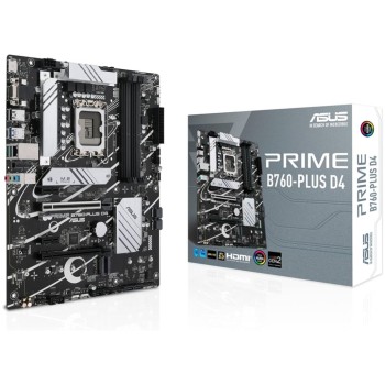 Osnovna plošča 1700 Asus PRIME B760-Plus D4 ATX 1xVGA 1xHDMI 2.1 1xDisplayPort 1.4 3xM.2, RAID Osnovna plošča 1700 Asus PRIME B760-Plus D4 ATX 1xVGA 1xHDMI 2.1 1xDisplayPort 1.4 3xM.2, RAID