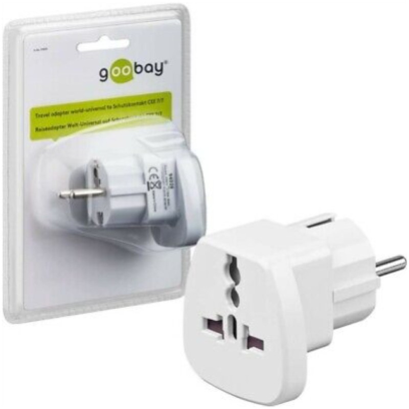 Goobay potovalni adapter Svet na EU 250 V / 16A (GBYAD-94026) Goobay Goobay potovalni adapter Svet na EU 250 V / 16A (GBYAD-94026)