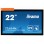 Monitor touch Iiyama 54,6 cm (21,5") TF2234MC-B7AGB 1920x1080 POS IPS 8ms VGA HDMI DisplayPort USB2.0  6H ProLite 10-point multi-touch open-frame