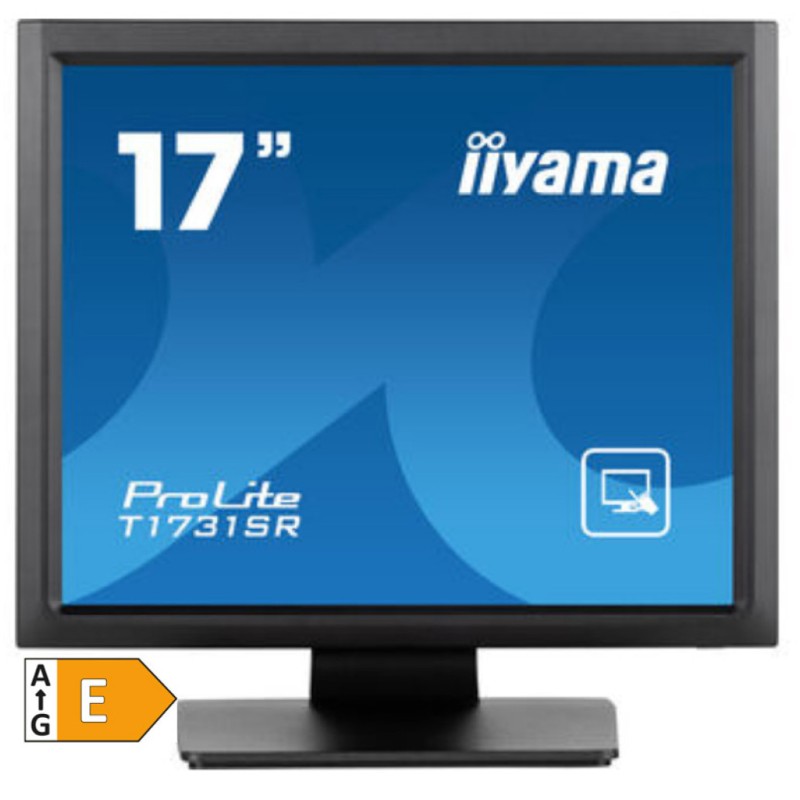 Monitor touch Iiyama 43,2 cm (17,0) T1731SR-B1S 1280x1024 POS TN 5ms VGA HDMI DisplayPort USB HAS Touch Zvočniki  ProLite interaktivni monitor