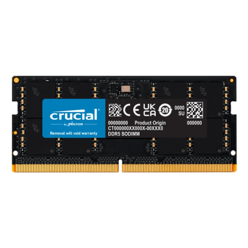 SO-DIMM DDR5 32GB 4800MHz CL40 Single (1x32GB) Crucial Value 1,1V Notesniki (CT32G48C40S5)