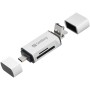 Čitalec kartic USB-C 2.0 z USB-A in microUSB preklopnim vtičem Sandberg (136-28) Čitalec kartic USB-C 2.0 z USB-A in microUSB preklopnim vtičem Sandberg (136-28)