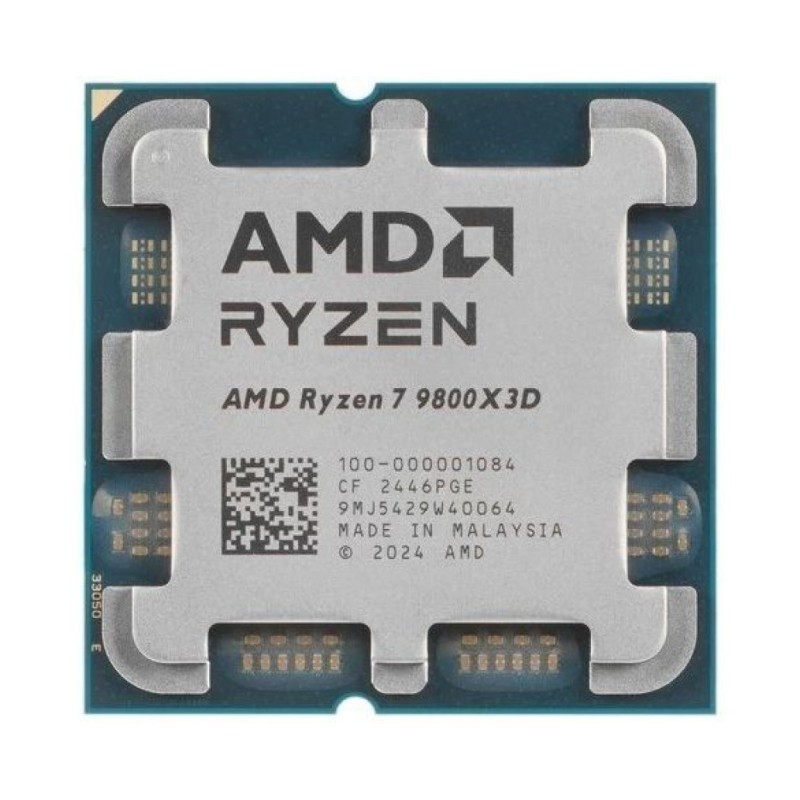 Procesor AMD AM5 Ryzen 7 9800X3D 8C/16T 4,7/5,2GHz tray 120W grafika Radeon brez hladilnika AMD Procesor AMD AM5 Ryzen 7 9800X3D 8C/16T 4,7/5,2GHz tray 120W grafika Radeon brez hladilnika