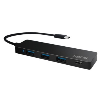 HUB USB-C => 3x USB 3.0 tip A 1x USB-C Thunderbolt 3 LogiLink (UA0311)