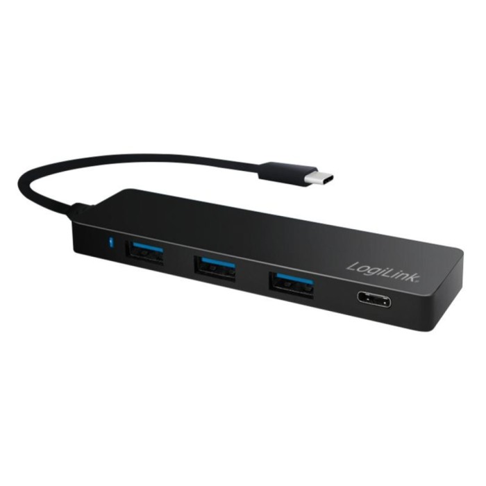 HUB USB-C => 3x USB 3.0 tip A 1x USB-C Thunderbolt 3 LogiLink (UA0311)