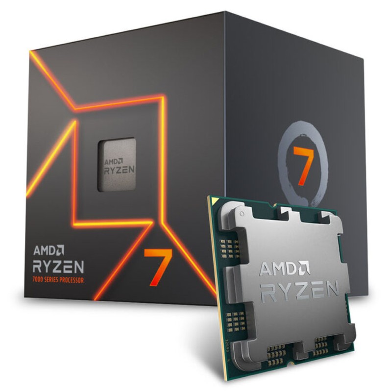 Procesor AMD AM5 Ryzen 7 7700 8C/16T 3.8Hz/5.3GHz BOX 65W grafika Radeon Wraith prism hladilnik RGB AMD Procesor AMD AM5 Ryzen 7 7700 8C/16T 3.8Hz/5.3GHz BOX 65W grafika Radeon Wraith prism hladilnik RGB