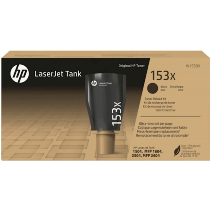 TONER HP 153X ČRN za LaserJet Tank MFP 1602/1604/2602/2603/2604/2605/2606 za 5.000 strani (W1530X) TONER HP 153X ČRN za LaserJet Tank MFP 1602/1604/2602/2603/2604/2605/2606 za 5.000 strani (W1530X)