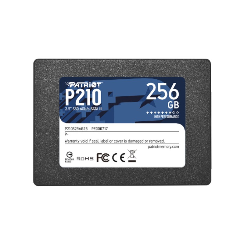 Disk SSD 8,9cm (3,5) SATA3 256GB Patriot P210 2,5 500/400MB/s (P210S256G25) PATRIOT Disk SSD 8,9cm (3,5) SATA3 256GB Patriot P210 2,5 500/400MB/s (P210S256G25)