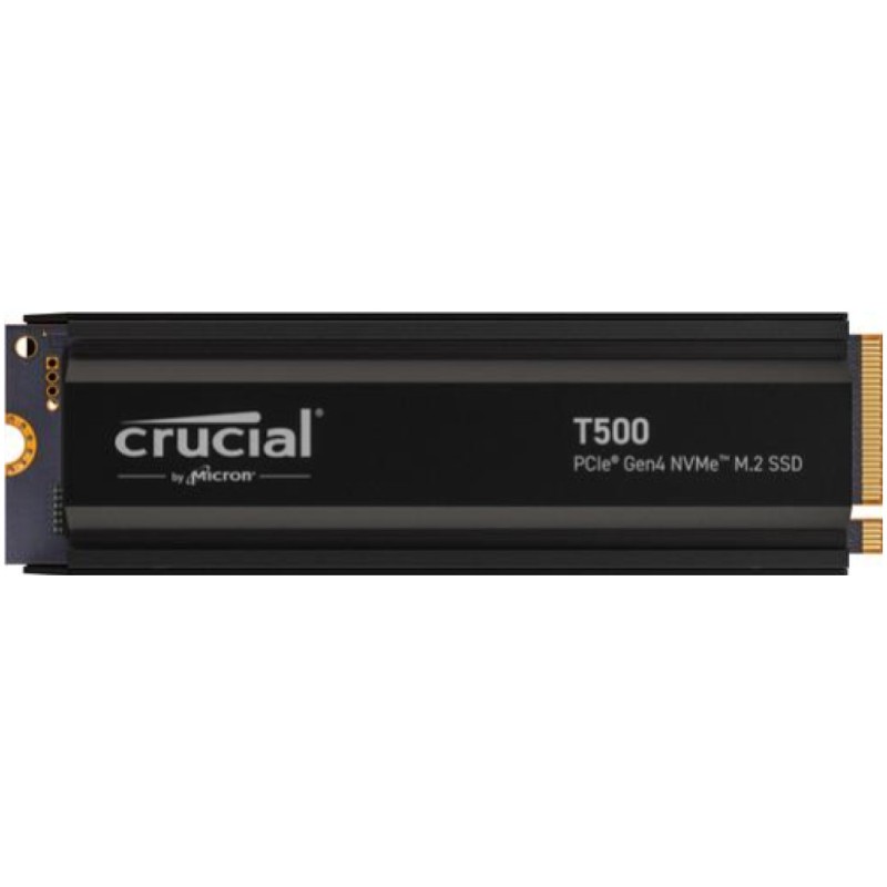 Disk SSD M.2 NVMe PCIe 4.0 2TB Crucial T500 2280 7400/7000MB/s s hladilnikom (CT2000T500SSD5) CRUCIAL Disk SSD M.2 NVMe PCIe 4.0 2TB Crucial T500 2280 7400/7000MB/s s hladilnikom (CT2000T500SSD5)