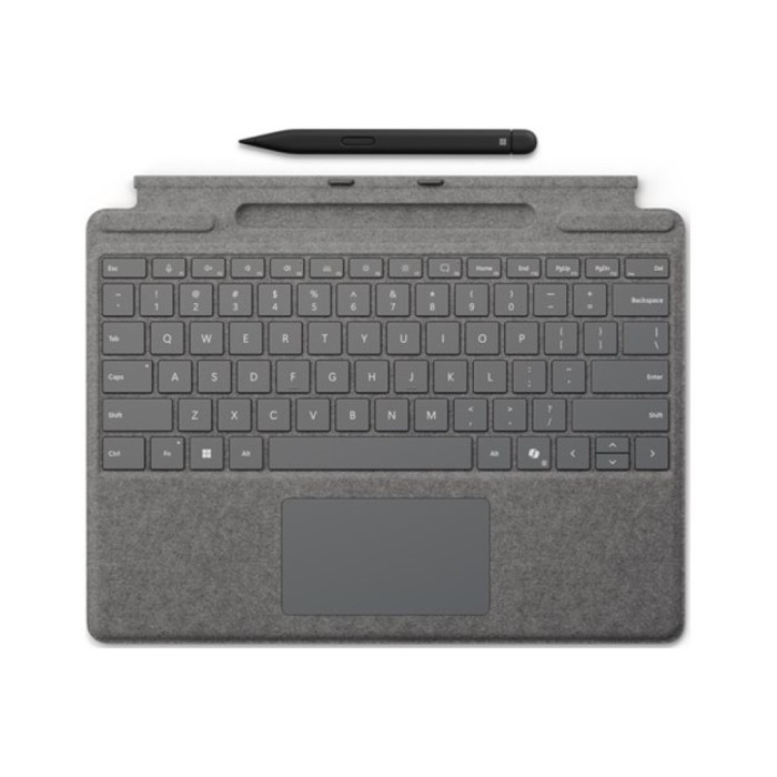 Microsoft Surface Tipkovnica + pisalo Slim Pen 2 bundle za PRO 9/8/10/11 - platinum