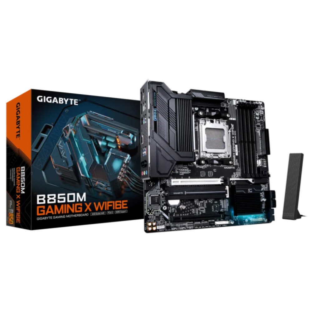 Osnovna plošča AM5 GigaByte Gaming X WiFi6E microATX HDMI 2xDisplayPort GIGABYTE Osnovna plošča AM5 GigaByte Gaming X WiFi6E microATX HDMI 2xDisplayPort