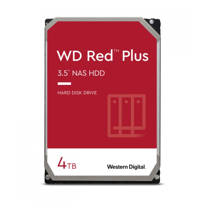 Trdi disk 4TB SATA3 WD40EFPX 6Gb/s 256MB Red Plus - primerno za NAS Trdi disk 4TB SATA3 WD40EFPX 6Gb/s 256MB Red Plus - primerno za NAS