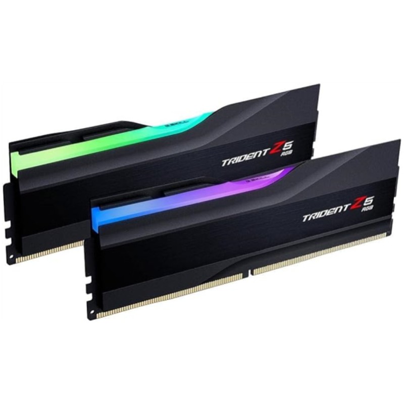 DDR5 64GB 6400MHz CL32 KIT (2x32GB) G.Skill RGB Trident Z5 RGB 1,4V črna (F5-6400J3239G32GX2-TZ5RK)