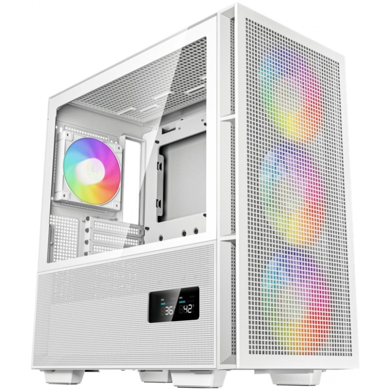Ohišje Deepcool CH560 Digital MidiATX - bela RGB Deepcool Ohišje Deepcool CH560 Digital MidiATX - bela RGB