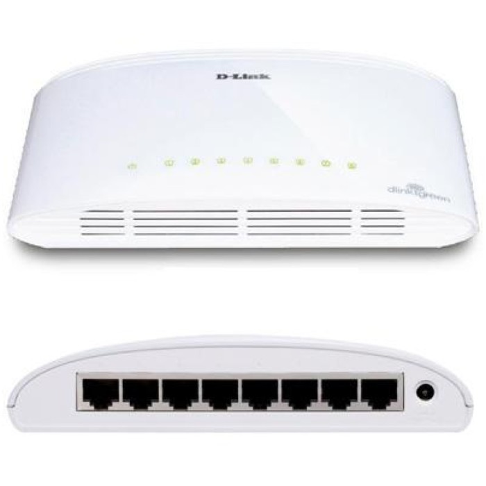 STIKALO 8-PORT D-link 100/1000 (DGS-1008D)