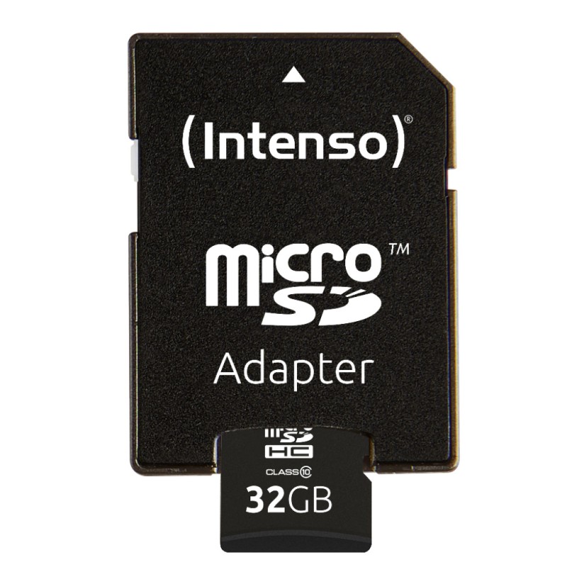 Spominska kartica SDHC-Micro 32GB Intenso Class10 40MB/s/10MB/s +adapter (3413480) INTENSO Spominska kartica SDHC-Micro 32GB Intenso Class10 40MB/s/10MB/s +adapter (3413480)