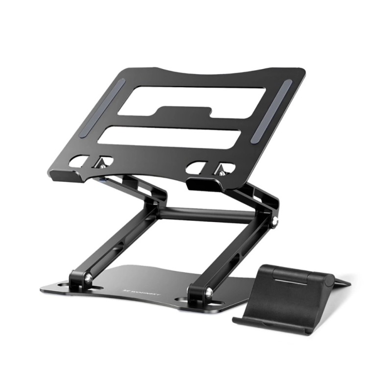 Nosilec za prenosni računalnik/tablico Wozinsky + gratis stojalo za telefon (WRS-CPY75DSB)